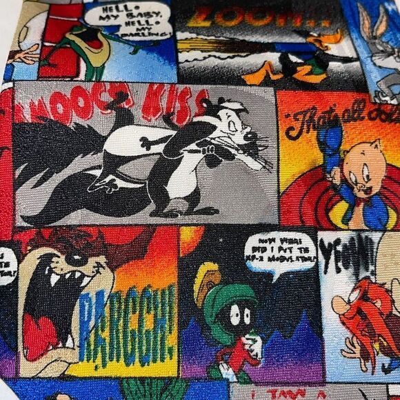 Vintage Looney Tunes Mania 53” Tie - Picture 2 of 8